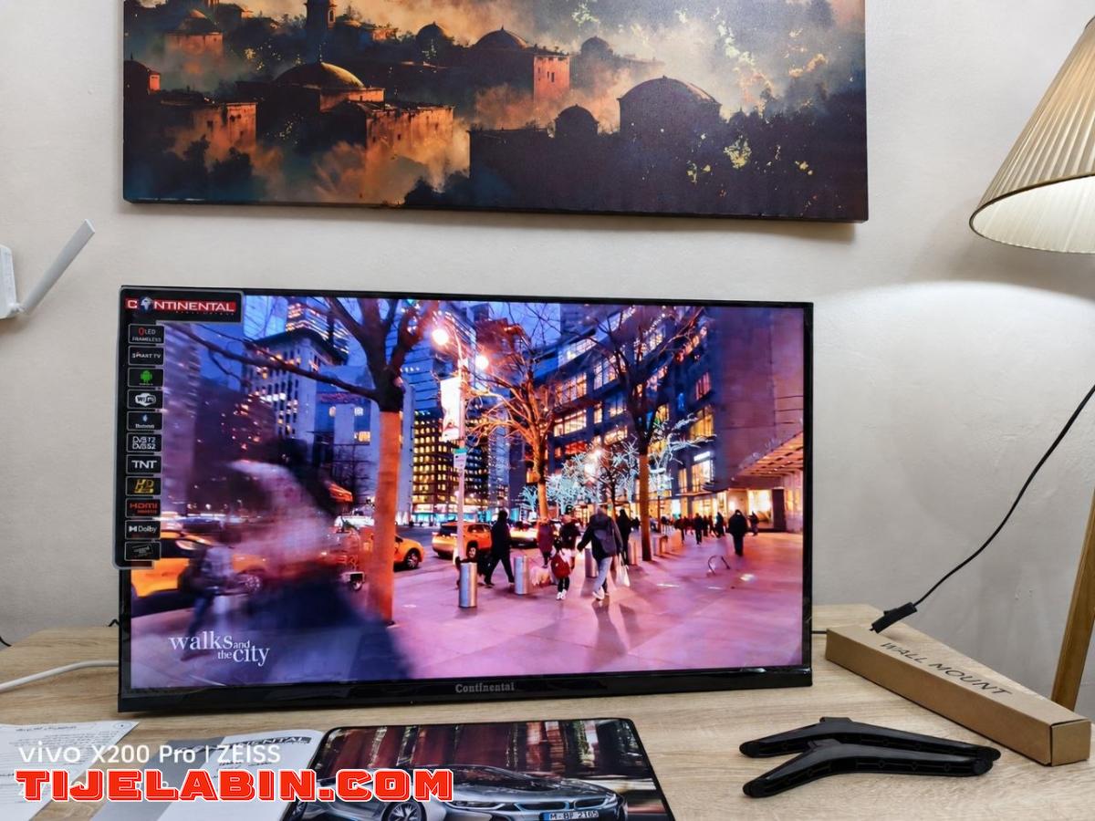 Tv 32P Smart + Démo Intégrer+ Support Marque Continenta