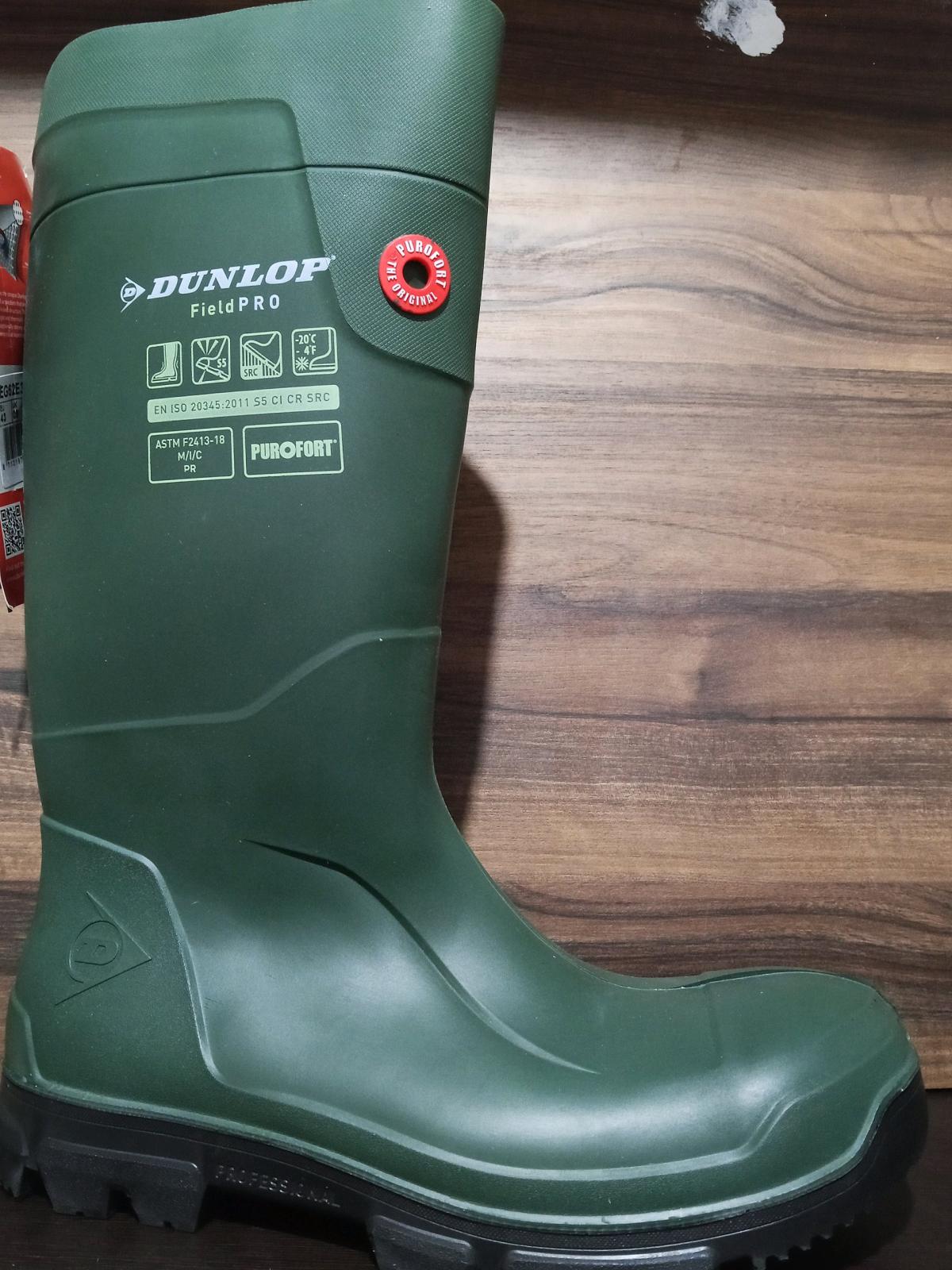 Bottes Dunlop Purofort Originales Pointure 43  Neuves
