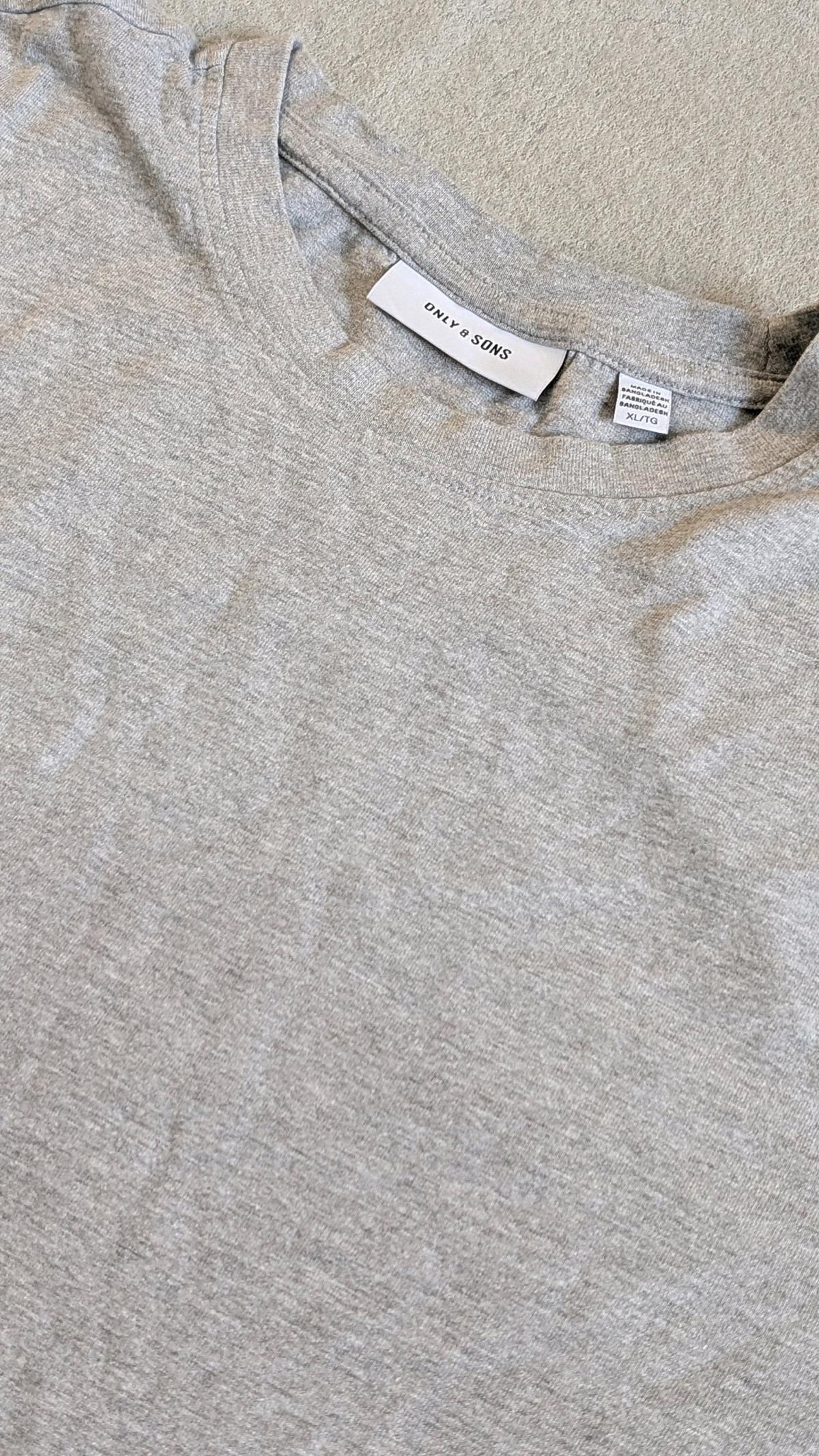 Tshirt cotton Only  Sons gris Original