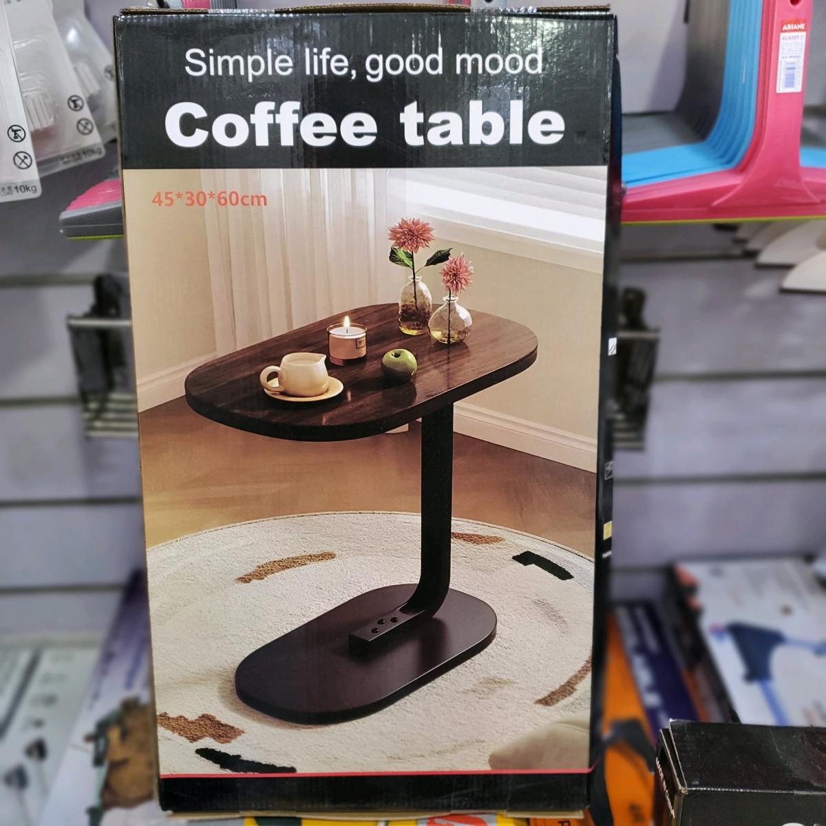 Table dappoint en bois pour petits espaces  طاولة خشبية للمس