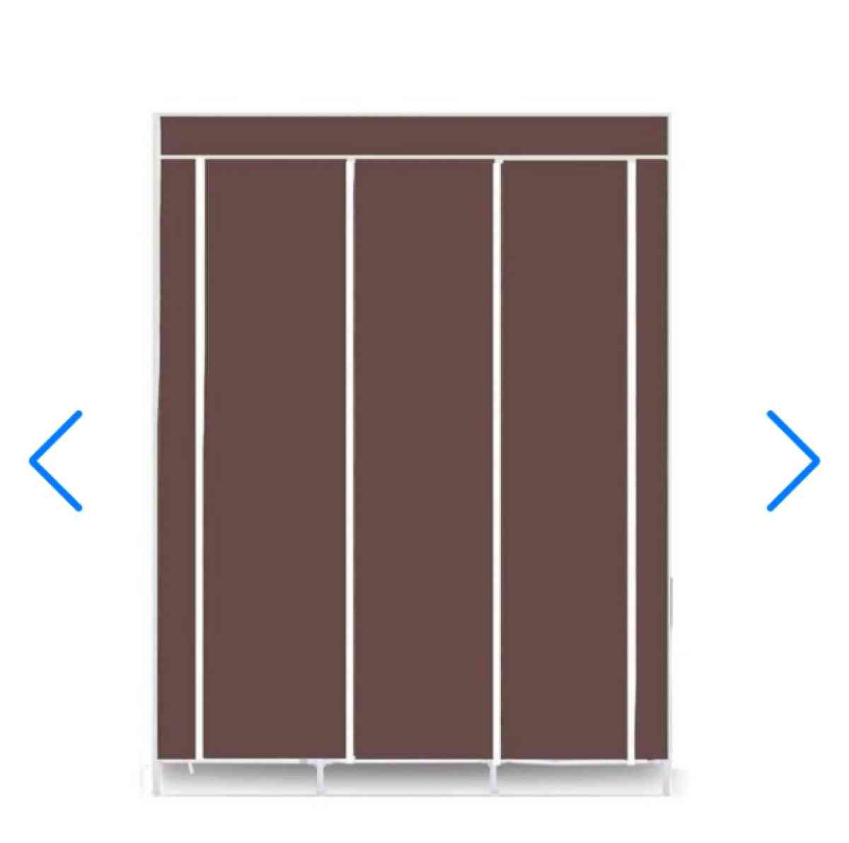Armoire De Rangement et Penderie 7 tages Porte Cintres Et Ri