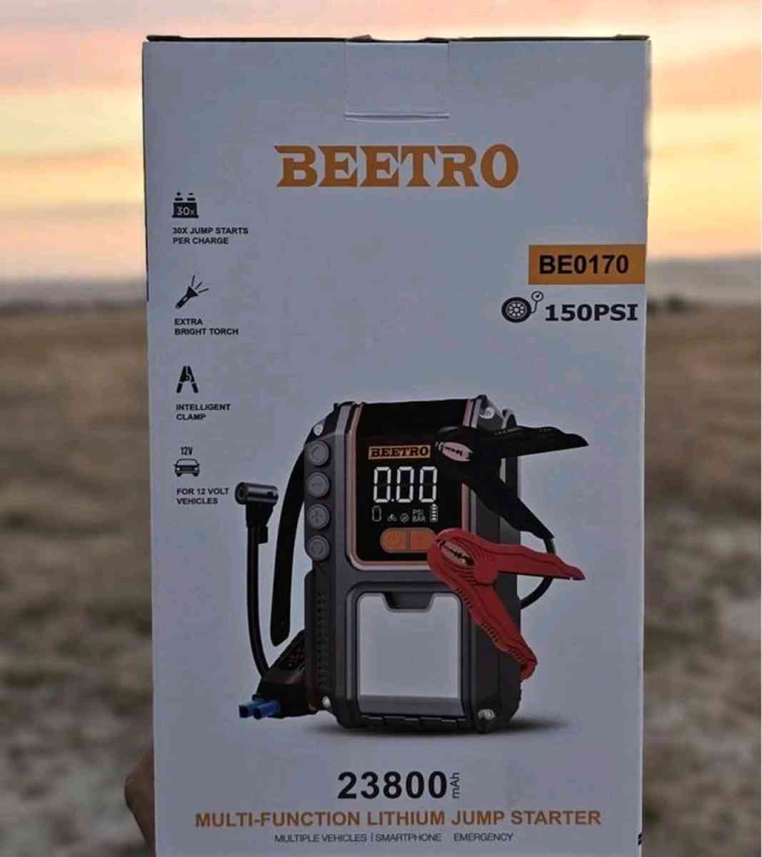 Beetro Multifunction Lithium Jump Starter  الموديل Be0170