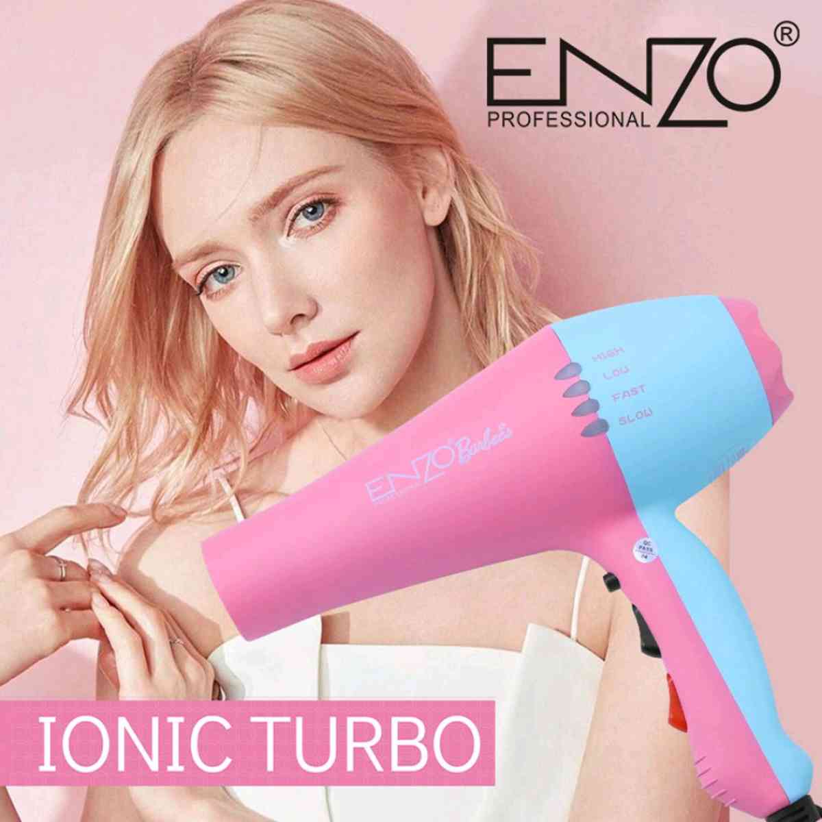 Enzo Professional Seche Cheveux Ionic Turbo 17000 Rpm Editio