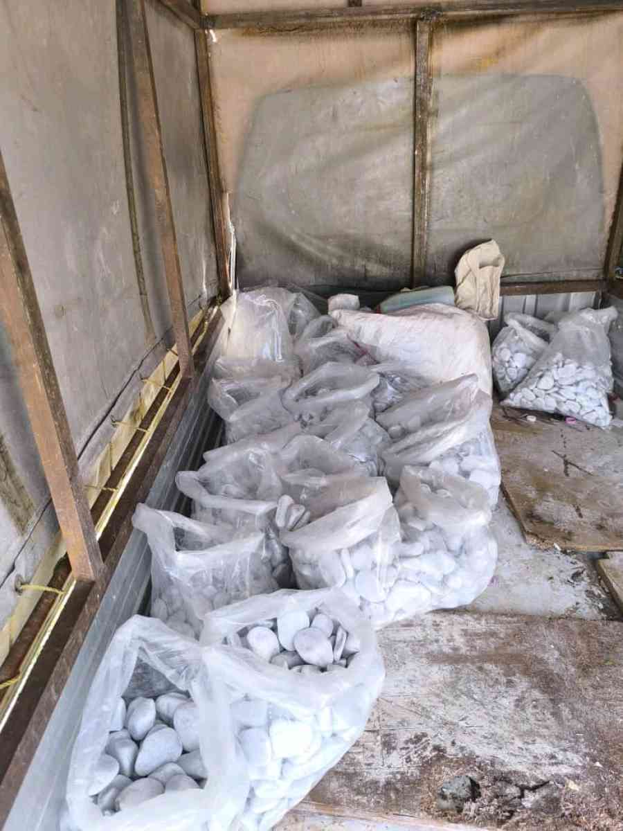 Galet Marbre Blanc AthenaGallet importationGalet en pierre