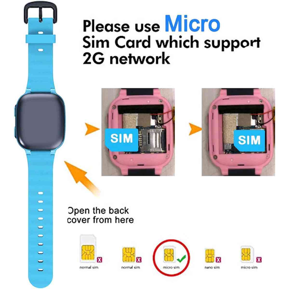 ساعة ذكية SOS