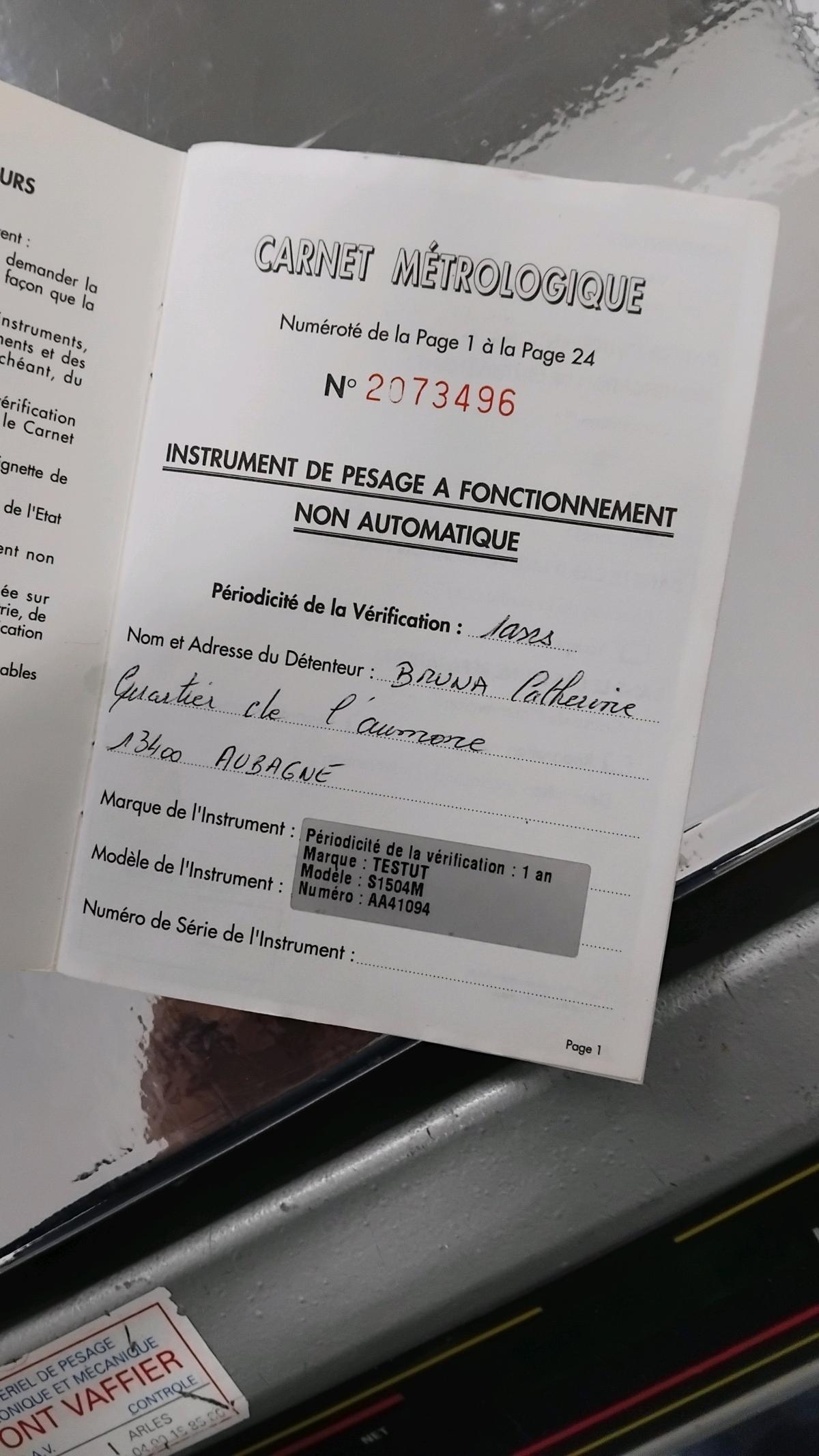 balance electronique