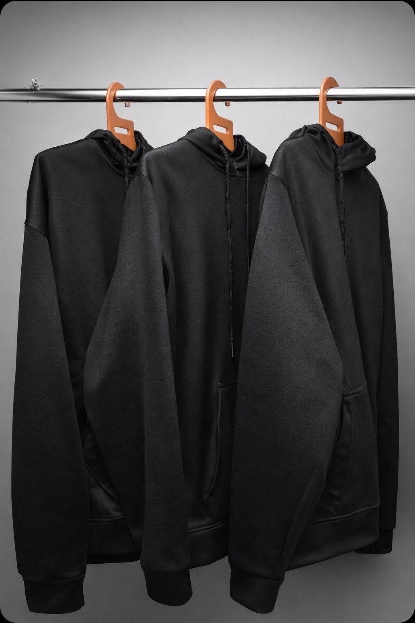 black hoodie