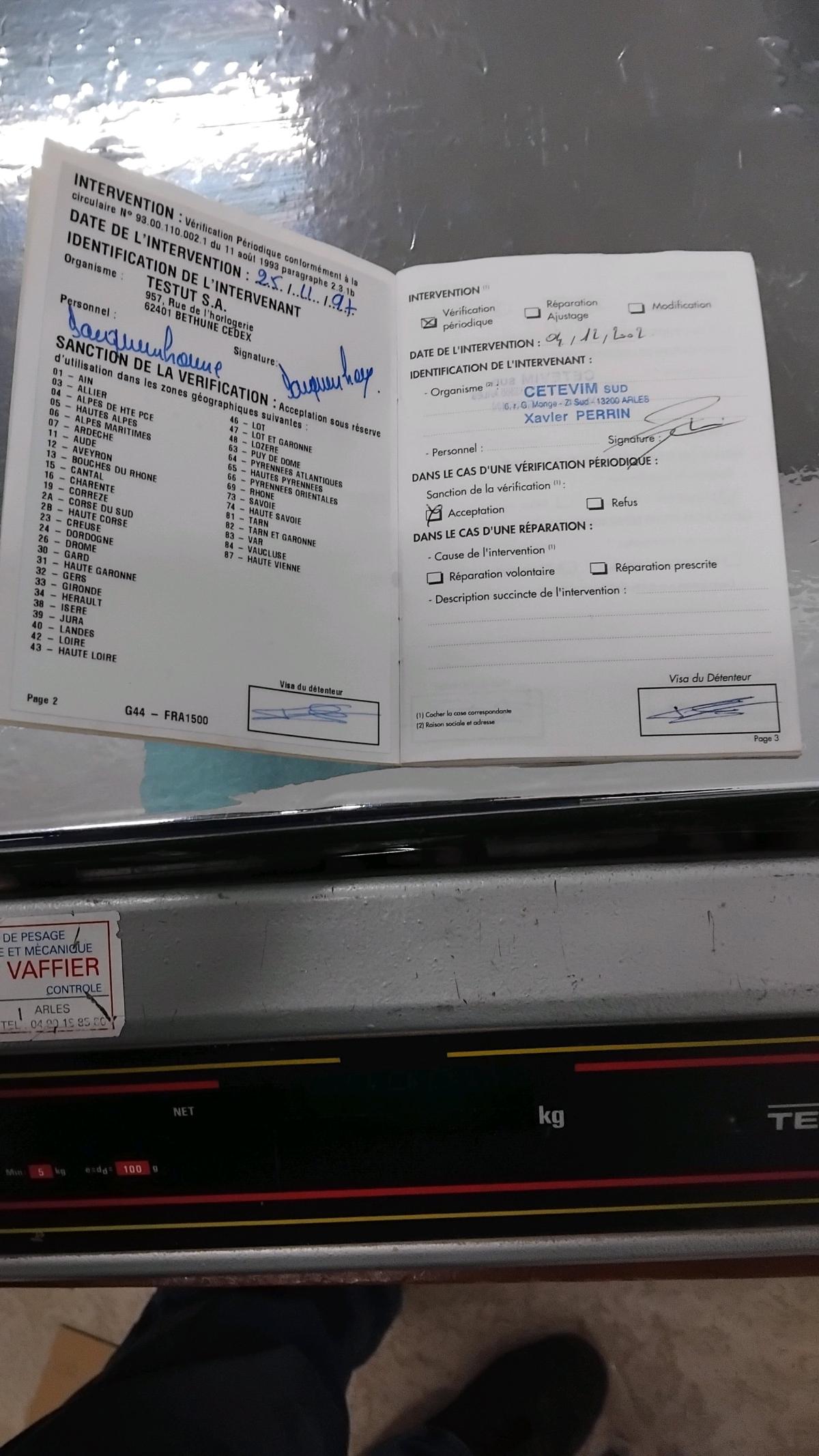 balance electronique