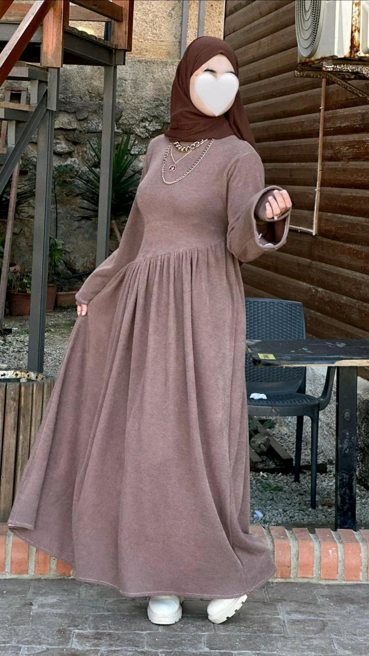 حجاب دفى بقماش شتوي بامتيازالمقاسات متوفرة مع التوصيل 69 ولا