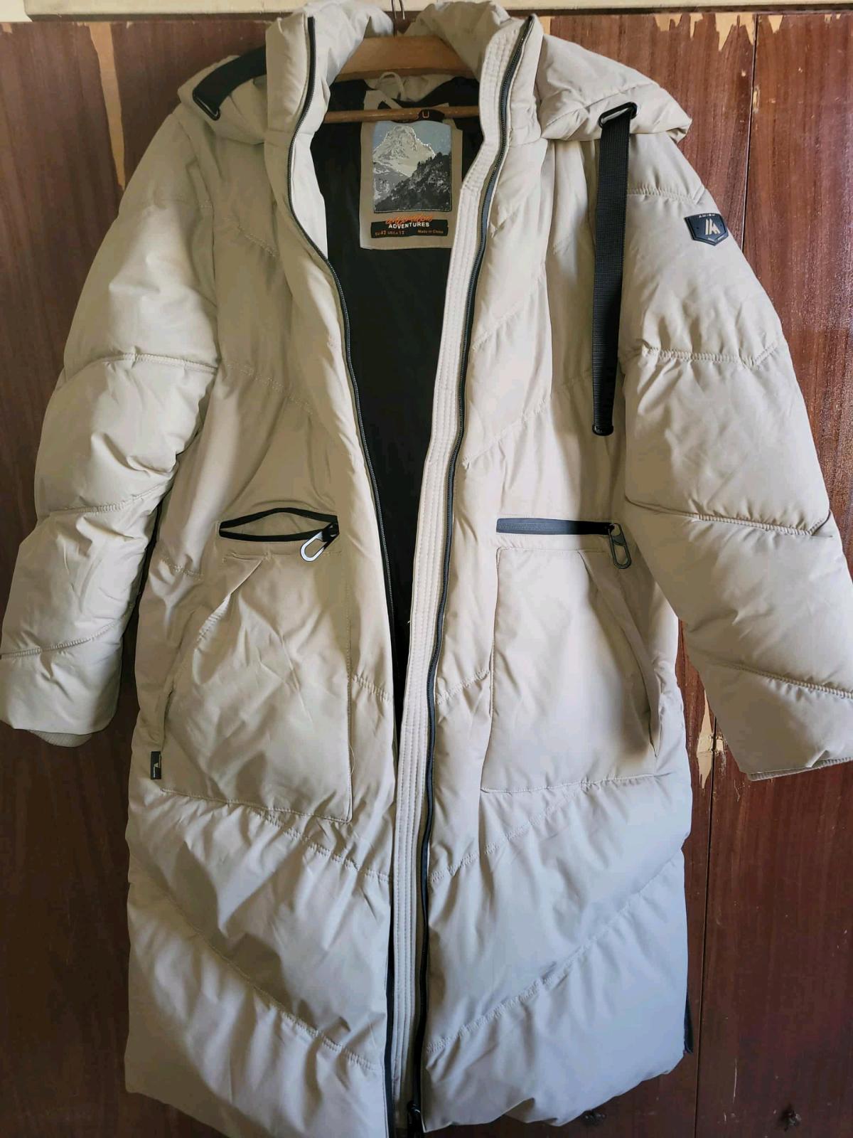 Arctic Beige Long Parka