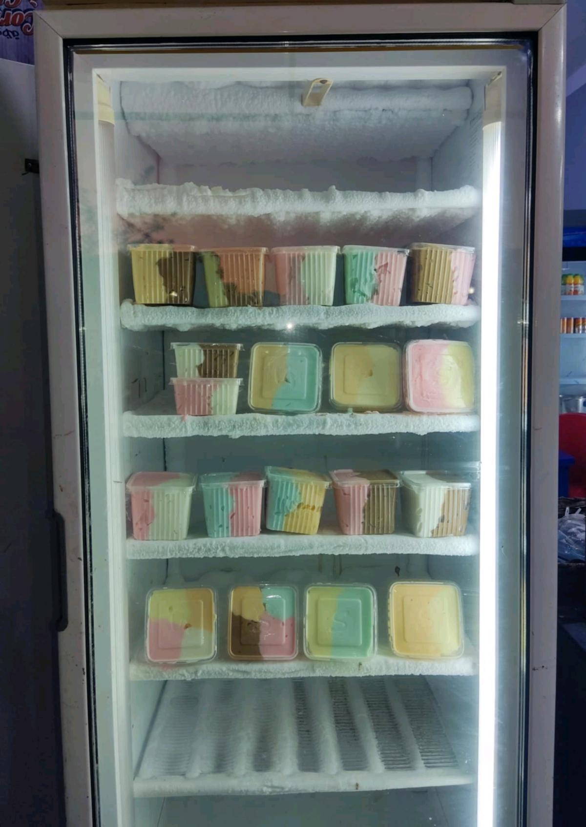 Conglateur vertical vitr professionnel