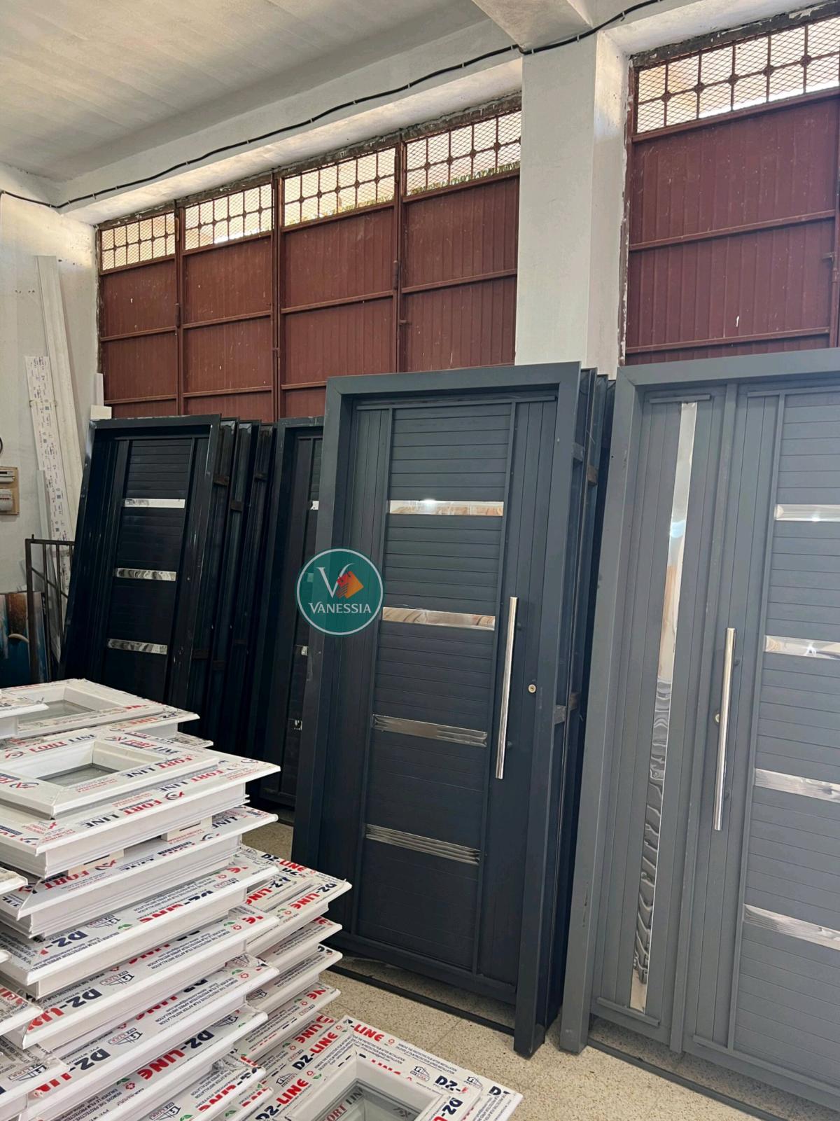 Porte DEntre 1M En Fer  Avec Plaque Inox  Porte dentre en fe