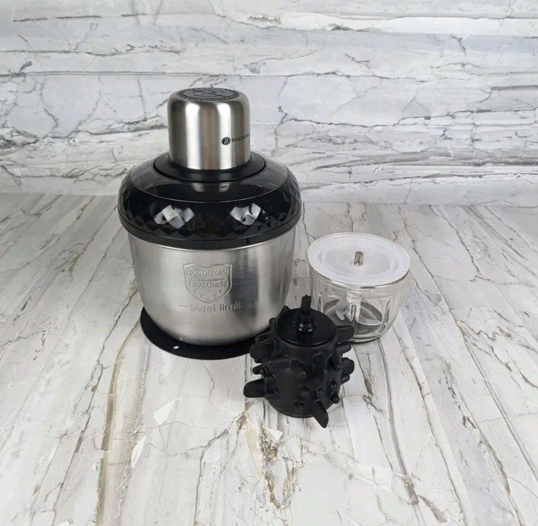 Hachoir inox 3en1 800W Avec 02 Bol Bergmann BC3000