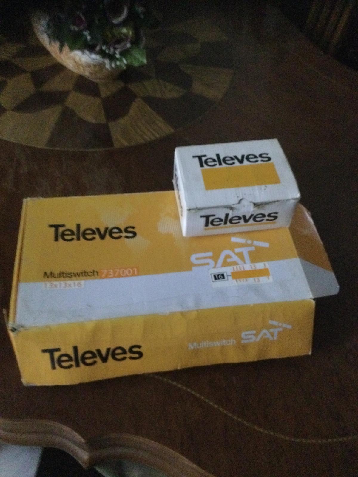 multiswitch 3 sat 16 raccordements marque TELEVES 73701 prof