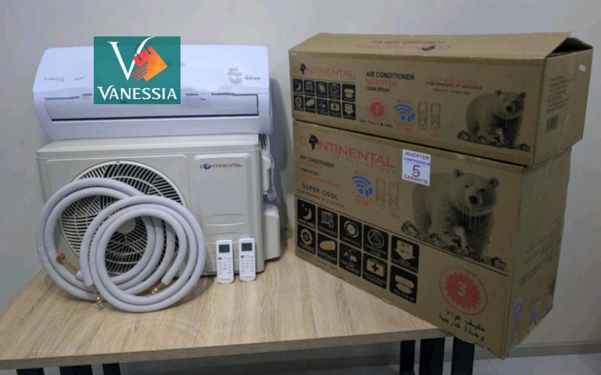 Climatiseur 12000Btu Inverter ContinentalClimatiseur 12000bt - Alger Centre, Alger - Tijelabin