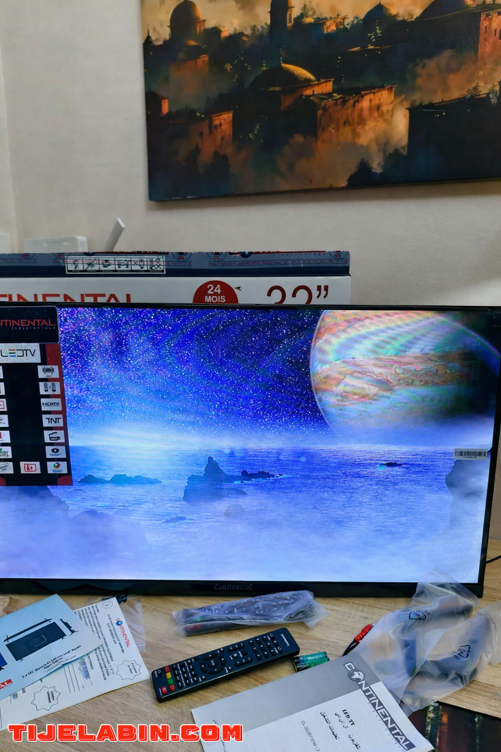 Télévision 32P Simple +Démo Intégrer+support Marque Continental - , Batna - Tijelabin
