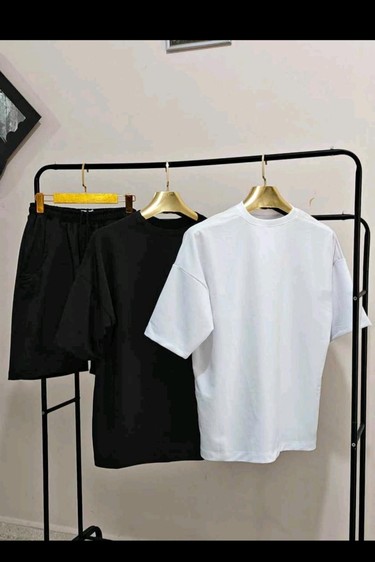 T shirt oversize blanc et noir - Alger Centre, Alger - Tijelabin