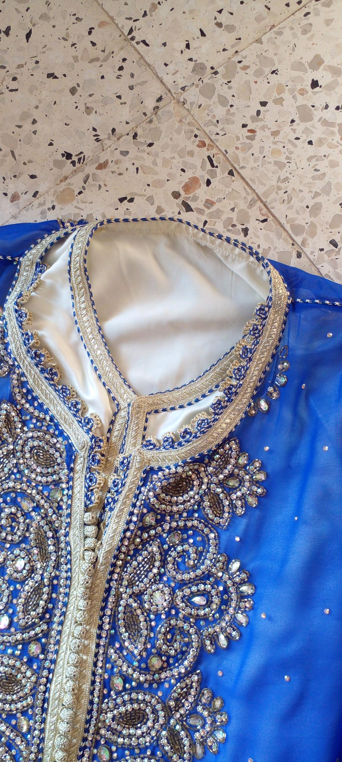 caftan grand taille bleu marocain - Ain Chouhada, Djelfa - Tijelabin