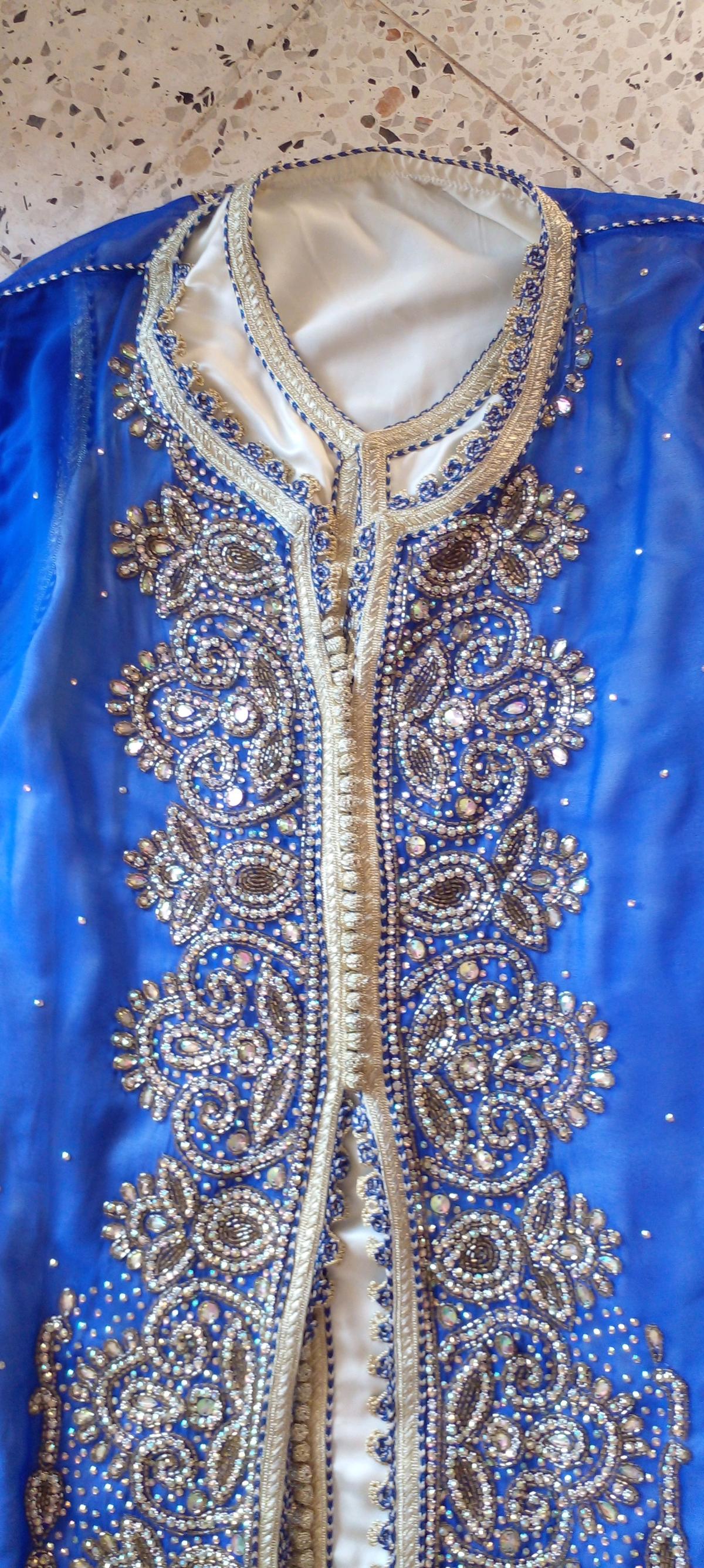 caftan grand taille bleu marocain - Ain Chouhada, Djelfa - Tijelabin