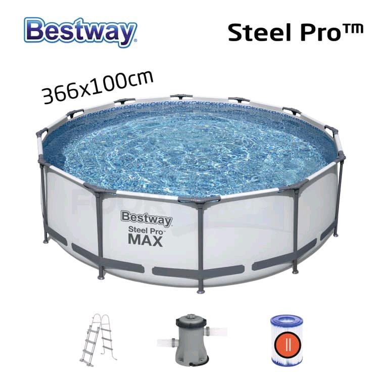 Steel Pro Max Piscine Ronde Avec Pompe Filtrante et Echelle - Tipaza, Tipaza - Tijelabin