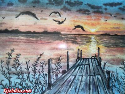 dessin au pastel sec