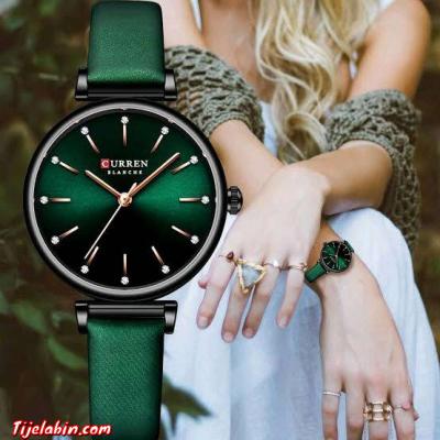 montre femme curren Inoxydable waterproof original - Thumbnail 4