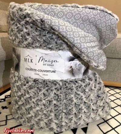 Couette mouton frisée 2 places - Thumbnail 3