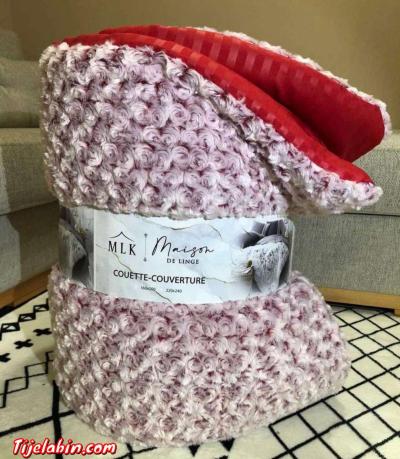 Couette mouton frisée 2 places - Thumbnail 4