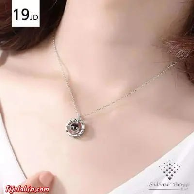 قلادة السعادة فضة سعر 250الف - Thumbnail 3