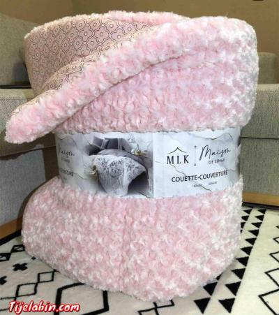 Couette mouton frisée 2 places - Thumbnail 2