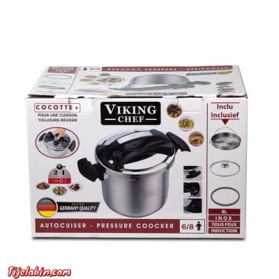 Viking Chef cocotte minute 8 Litresرمضان قرب سيدتي لفطور ل - Thumbnail 6