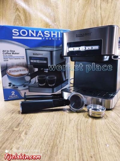 آلة صنع قهوة الإسبريسو الكل في واحد 850 واط 15 بار سعة 1.6 - Thumbnail 3