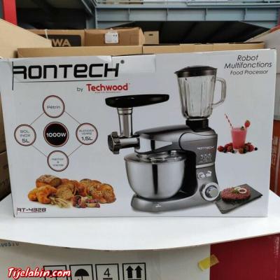 Rontech Robot Pétrin Multifonctions Avec Mixeur et Hachoir - Thumbnail 4