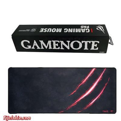 بساط الفأرة ولوحة المفاتيح كبير الحجم بتصميم عصري مصنوع من ق - Thumbnail 2