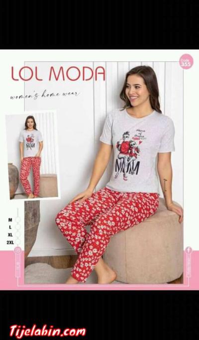 بيجامة تركية أصلية - Thumbnail 5