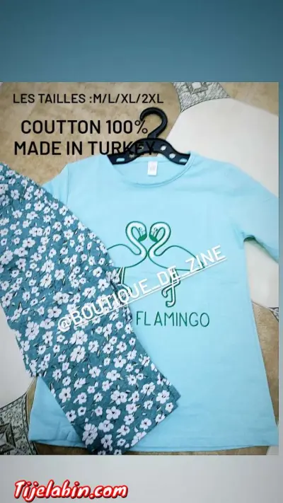 بيجامة تركية أصلية بيع جملة و ديطاي - Thumbnail 3