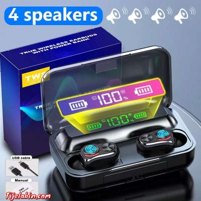 سماعات بلوتوث Redmi Airdots 2 +سماعات بلوتوث TWS ببطارية 300 - Thumbnail 2