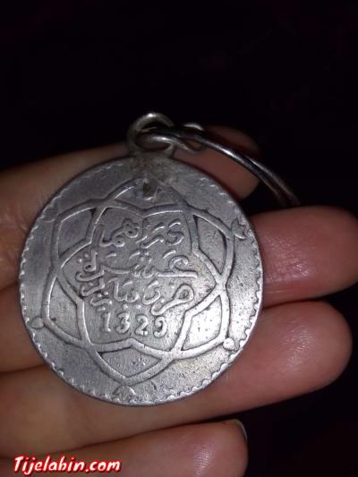 عملة للمسكوك الحفيظي دراهم عشرة 1329 - Thumbnail 2