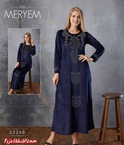 روبة قطيفة صناعة تركية - Thumbnail 5