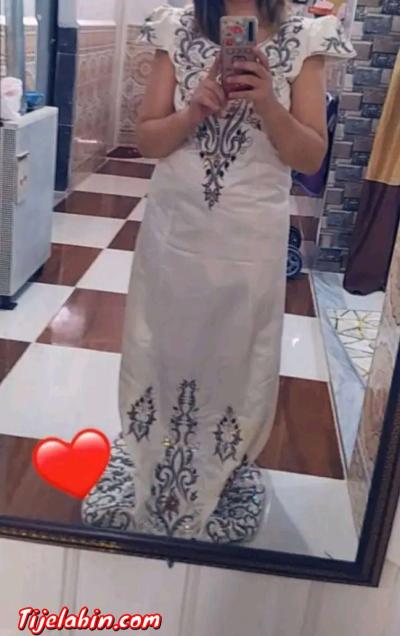 قندورة بيضا لتصديرة - Thumbnail 2