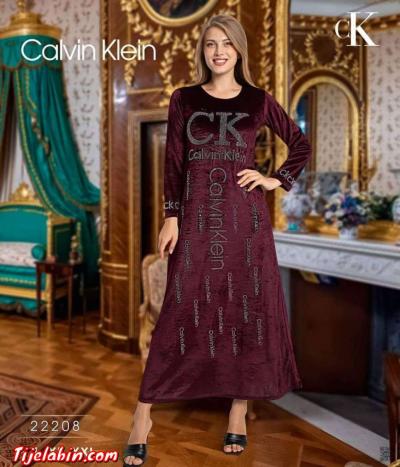 روبة قطيفة صناعة تركية - Thumbnail 3