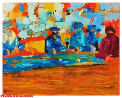 لوحات زيتية بالطلب - Thumbnail 4