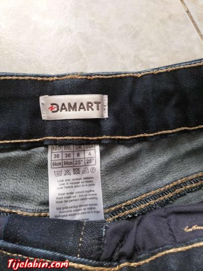 je vends un jean bleu foncé il vient de chez Damart - Thumbnail 2