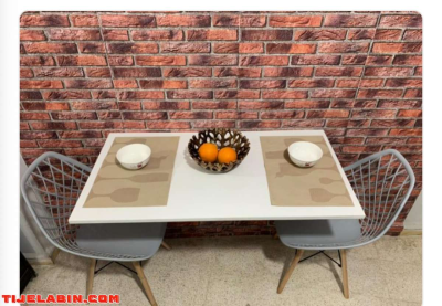 طاولة أكل حائطية مثالية للمساحات الضيقة - Thumbnail 2