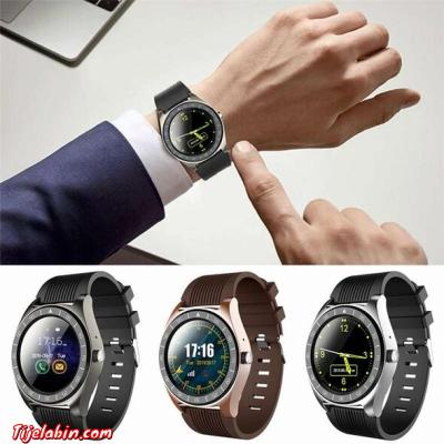 ساعة ذكية بشريحة و كارت و كاميرا مع خاصية حساب نبضات القلب s - Thumbnail 3