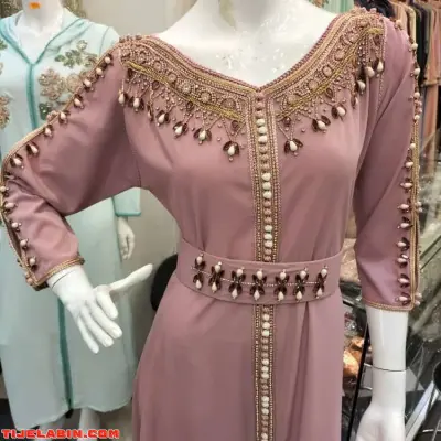 قفطان قطيفة - Thumbnail 2