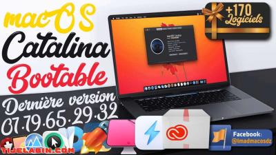 Systéme macOS Catalina Bootable sur clé USB 32GB + 170 Logiciels Professionnel Bonus - Ben Aknoun, Alger