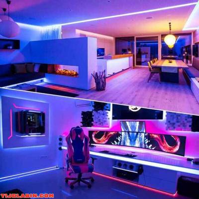 شريط LED مُتعدد الألوان لتزيين الغُرف و المحلات بطول 500 سم Ba - Thumbnail 2