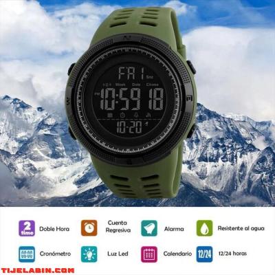 ساعة رجالية بتصميم رياضي مقاوم للماء و حزام قوي لمظهر أنيق - Thumbnail 4