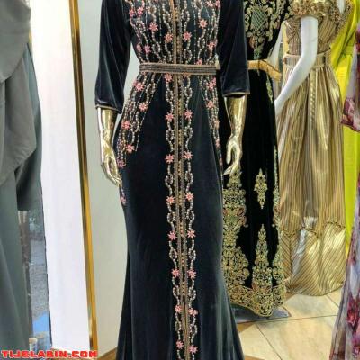 قفطان مغربي جملة - Thumbnail 4